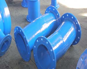 Ductile Cast Iron Pipe Fitting Puddle Fitting Spigot Flange